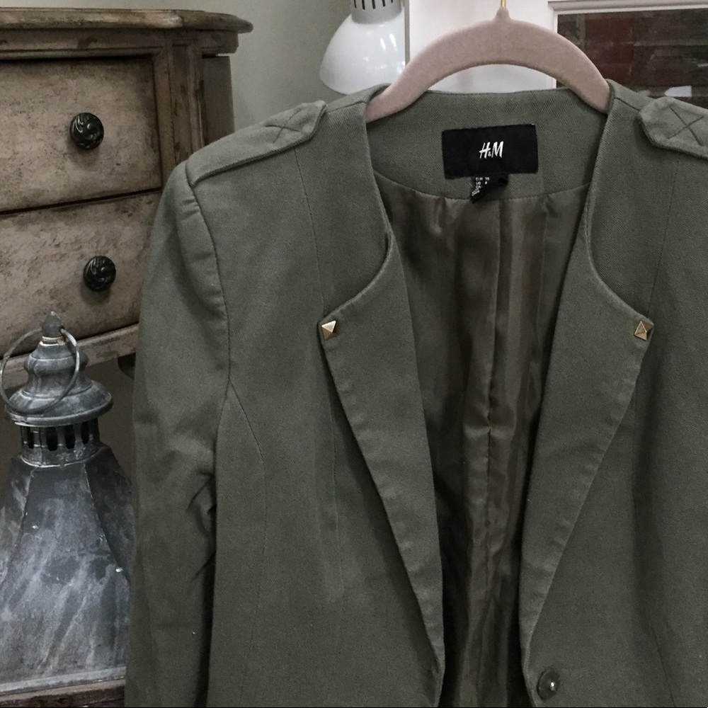 H&M Military Style Blazer